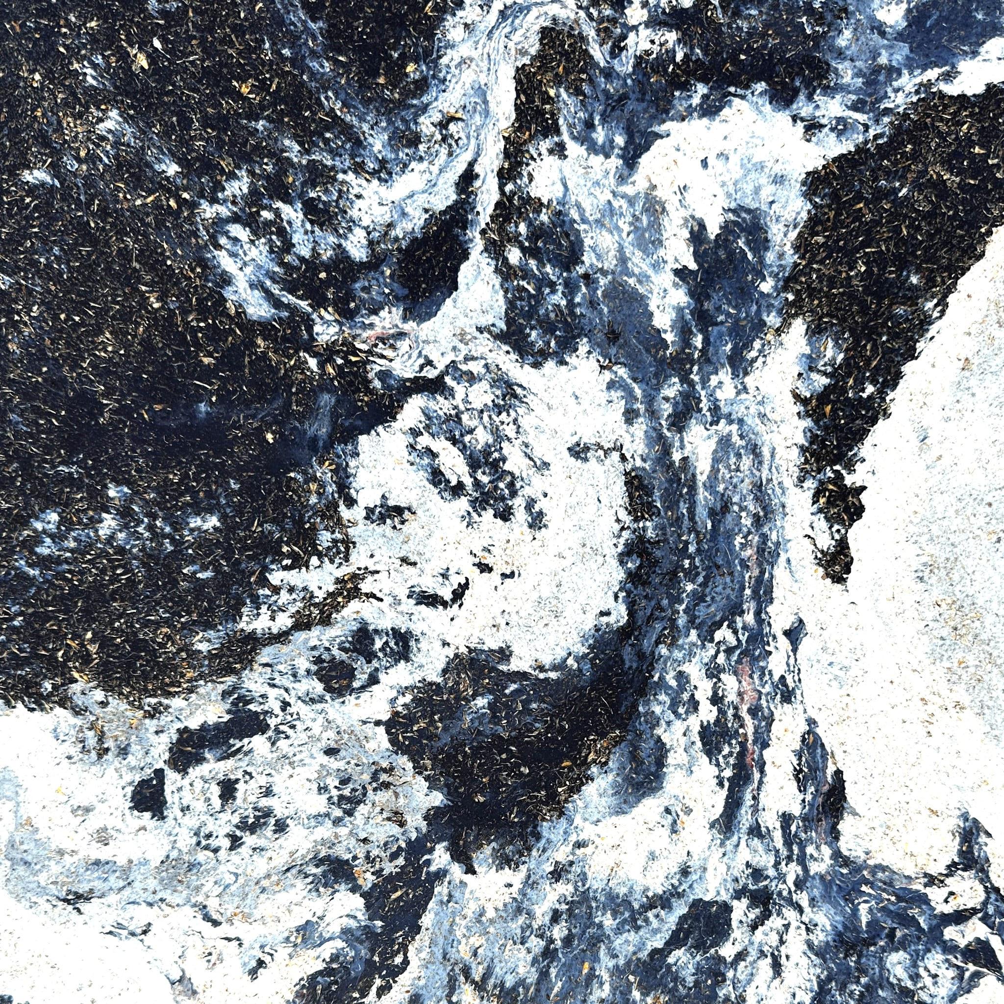 Matière Balt® Marbré blanc-bleu