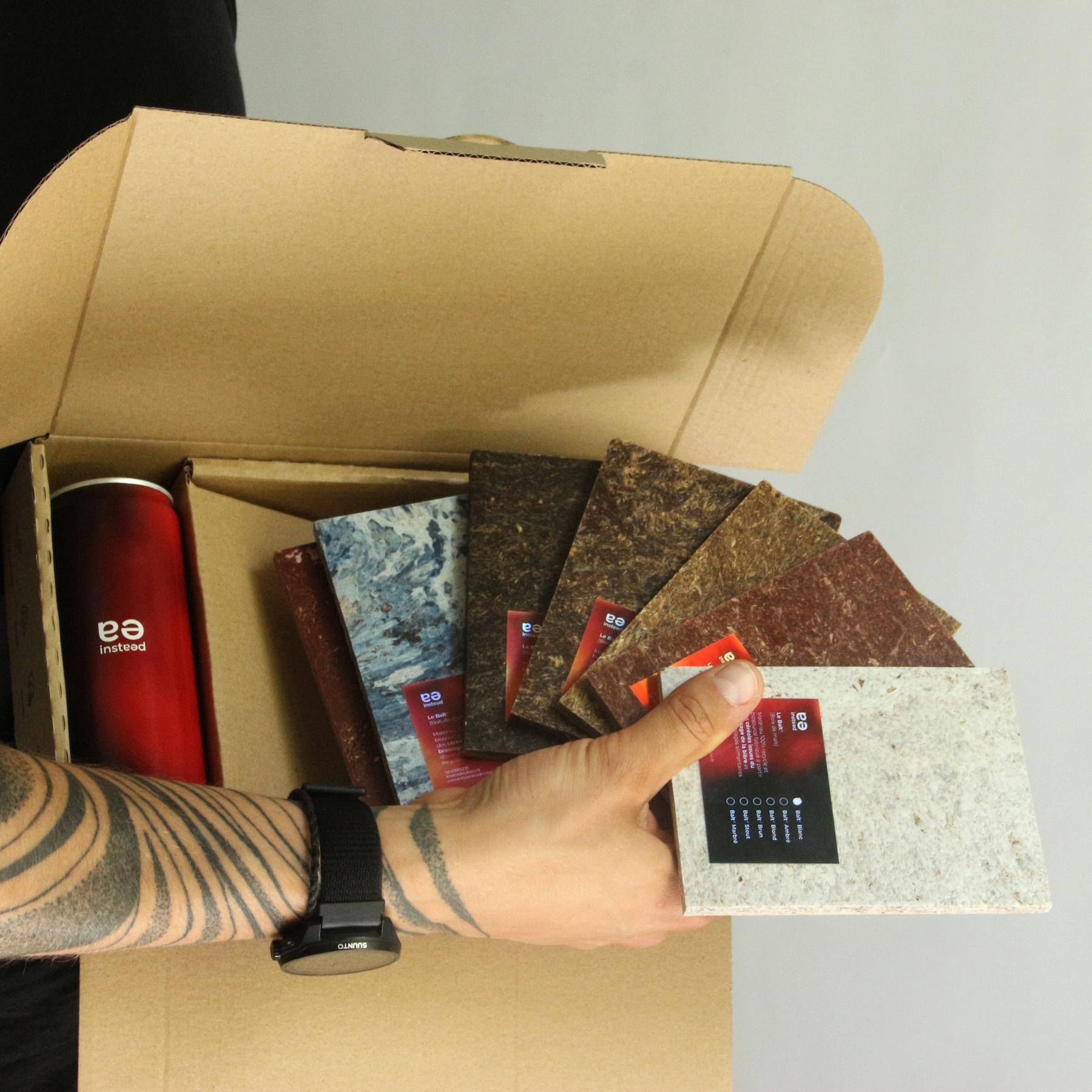 Coffret d'échantillons Balt® — toucher la matière avant de décider