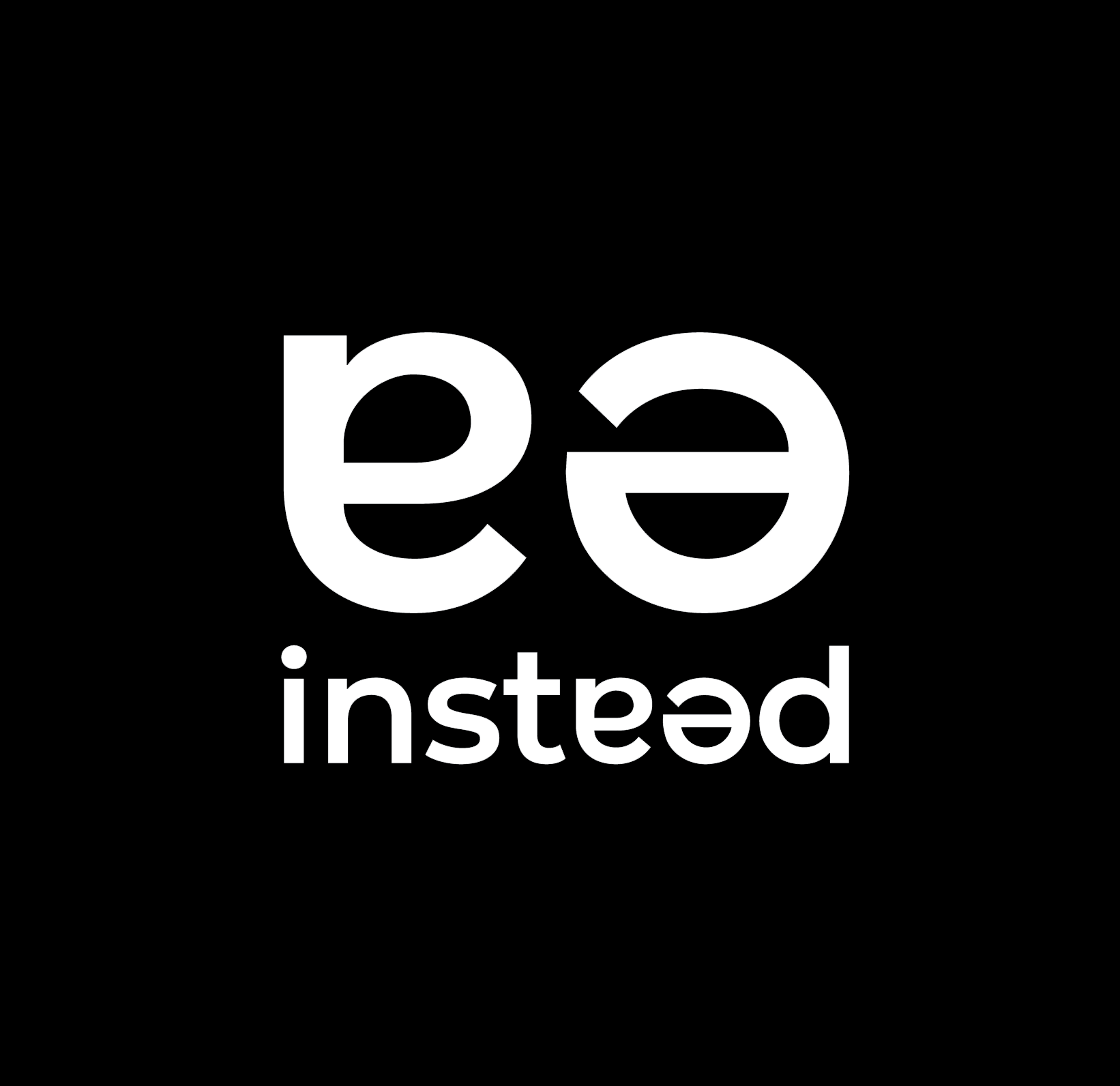 Instead logo — white