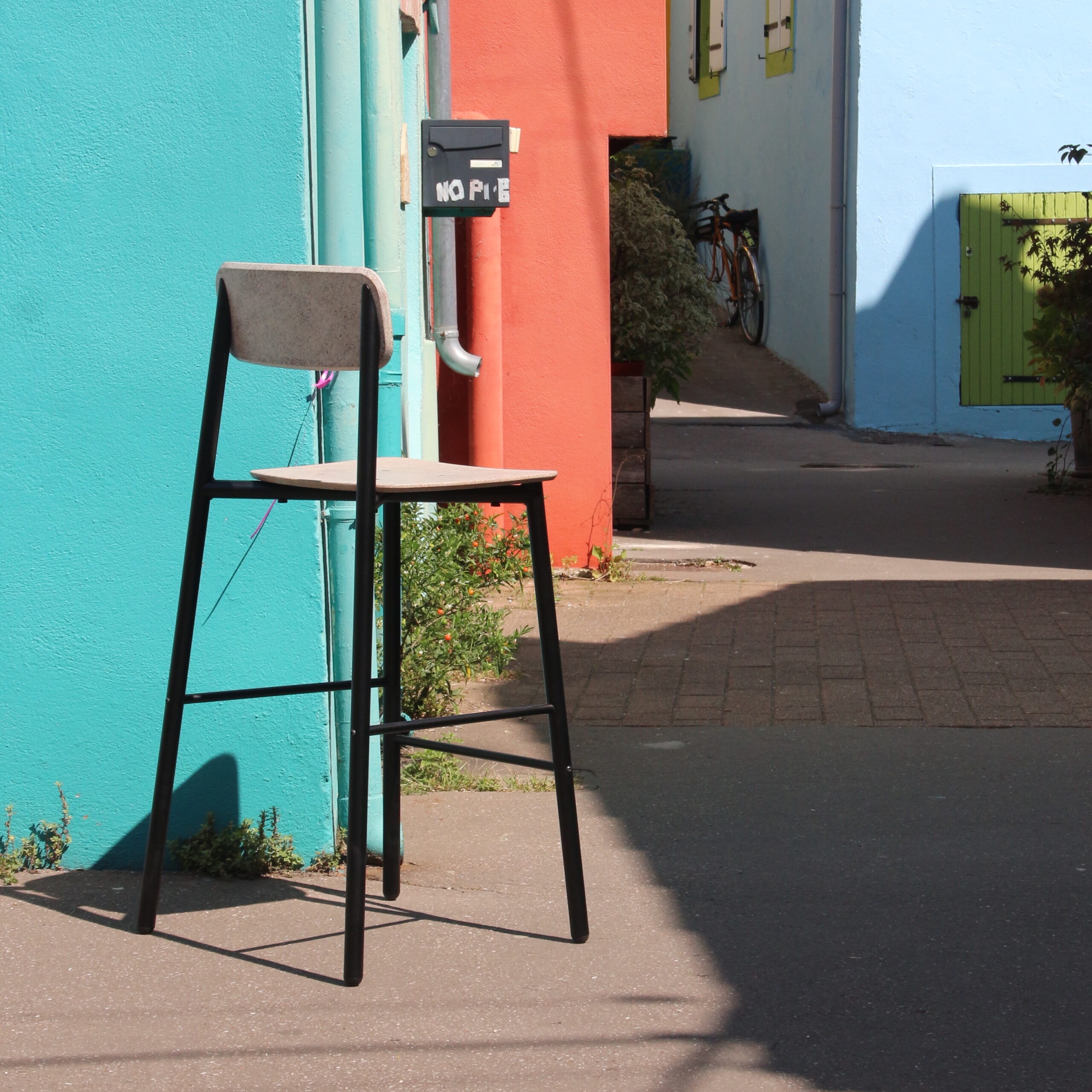 Chaise de bar design Ella - Mobilier écologique