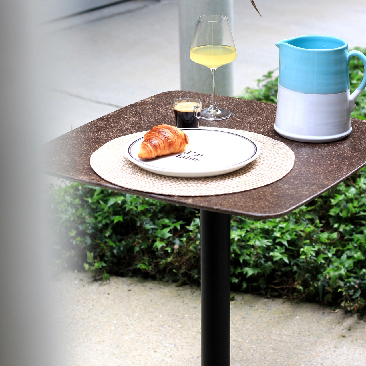 Table restaurant recyclée Cicero - Mobilier écologique